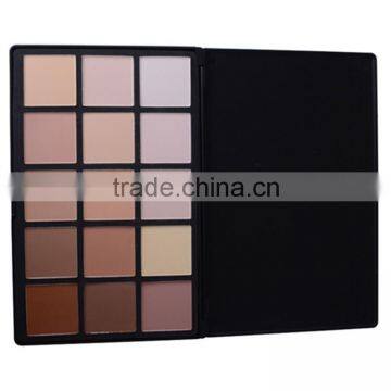 Natural Looking Long Lasting Smooth Oil Control 15 Color Pressed Powder Compact Wholesale photo-3