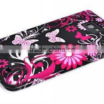 for samsung I9100 silicon flower case