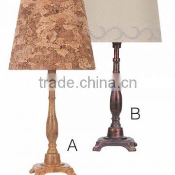 ceramic bottom+metal table lamp