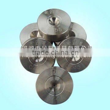 Polycrystalline wire drawing die