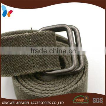 double square rings metal buckle for belt