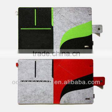 fancy case felt cover wool case for samsung galaxy s5 case button closure