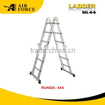 AF ML44 Best Price Household Multipurpose Adjustable Aluminum Folding Ladder