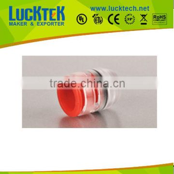 CUPF CUFG ENDSTOP Clear Red Bodied Fiber Optic Pushfit Connectors