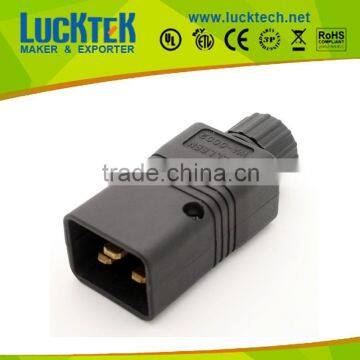 16A rewirable IEC 320 C20 connector