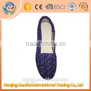 fashion colorful canvas shoes for woman