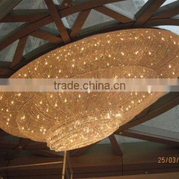 hotel lobby design large pendant lamp,modern design hanging light,