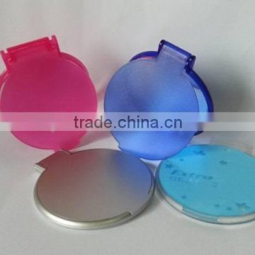 custom round folding pocket mirror