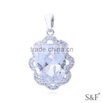 q2376000 Colorful Cubic Zirconia Wholesale big necklace pendant