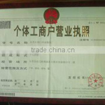 individual industrial and commercial licence