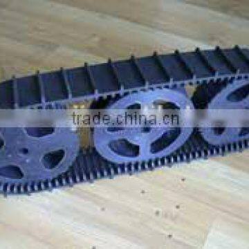 robot rubber track chassis , accept paypal payment China supplier