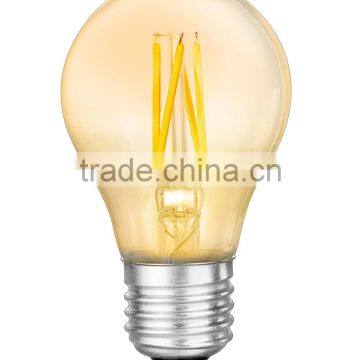 Golden Top Silver A60 A19 Led Filament Bulbs 4w 6w 8w Led Lighting E27 E26 Lighting Led