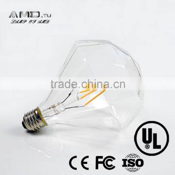 Diamond Decorative Led Filament 3W E27 Dimmable Vintage Led Bulb photo-2