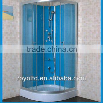 Bathroom hydro massage tempered glass shower cabin Y522