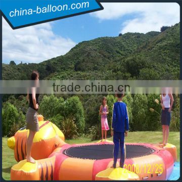 Inflatable water trampoline,water inflatable jumper,inflatable water bouncer for kids and adults