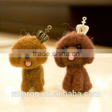 Diy Needle Felting Kit Teddy Dog Material Package Diy Toys