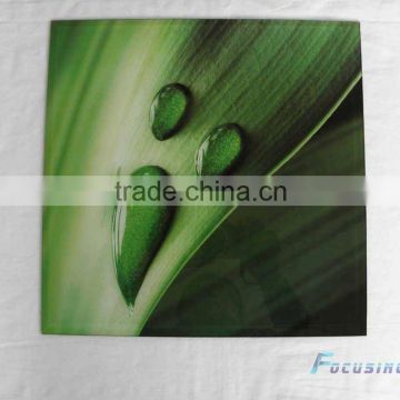 3mm non-frame tempered glass hanging wall picture