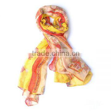 newest 2013 large polyester chiffon scarf