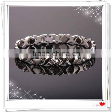 Noporblem P022 FDA for couple germanium bio magnetic smart titanium bracelet