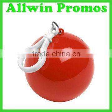 Poratble Disaposable Plastic Rain Poncho in Ball photo-4