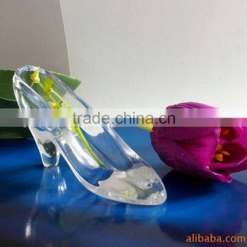 Elegant Crystal high heel shoe For Wdeeing Decoration CM-CS-002