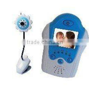 baby palm size monitor with the flower video camera with IR and microphone