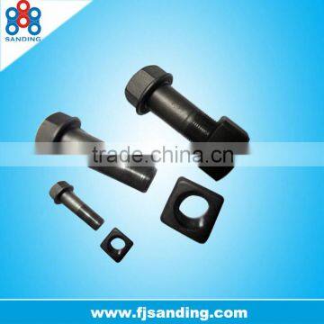 high quality stainless bulldozer pin bolt, heavy duty nuts and bolts