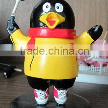 Playing Badminton Penguins Toys