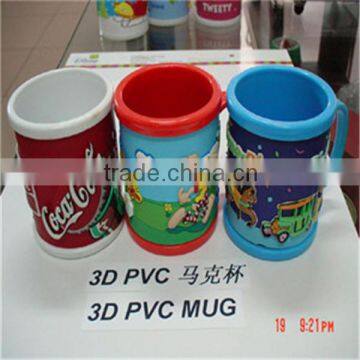 Manufacture customized Fashional 3D Mug with lid and handle