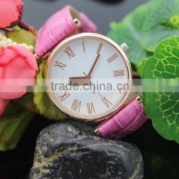 2016 ladies leather wrist watches,ladies fashion watches trendy,genuine leather quartz watch