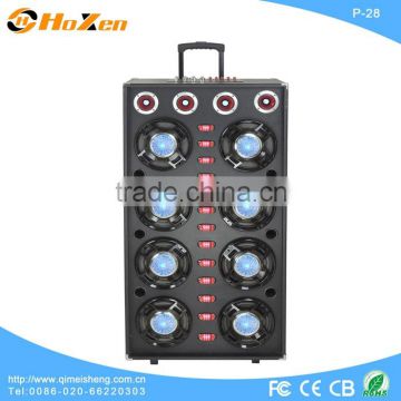 portable speaker with bluetoot,h TF card, fm radio, remote, usb portable speaker