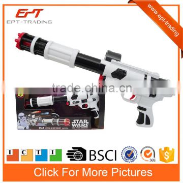 Eletric toys light up toys led flashing space gun with soft bullet