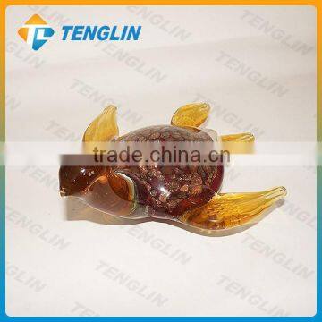Decorative murano glass turtle