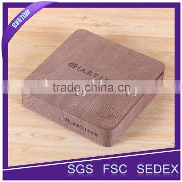 Accept Custom Order Metal Hinged Lid Mdf Wooden Box photo-3
