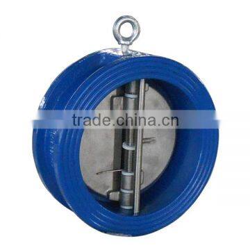 Cast iron wafer type dual plate check valve