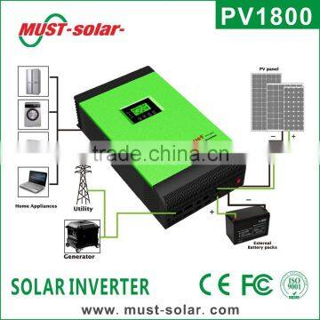 Must Solar ISO Factory Hot Selling Mppt off Grid Hybrid Power Inverter With Solar Charger 1kva-5kva Solar Power System photo-2