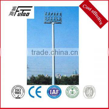 high mast lamp with galvanized steel high mast light pole