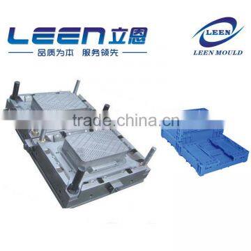 Taizhou New Injection Plastic Foldable Folding Box Mould,Folding Crate Mould photo-6