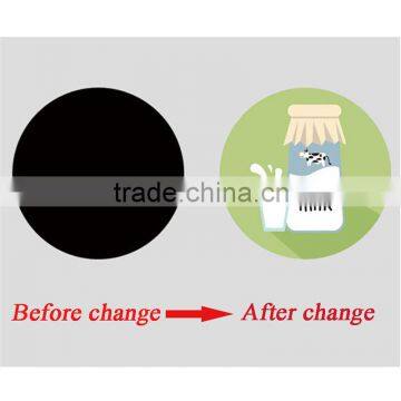 Custom Design Temperature Heat Sensitive Anti-fake Sticker Color Changing for Food Medicine Bottle photo-5