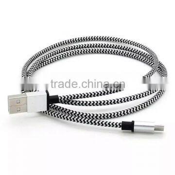 Factory Price 1M For Samsung Fabric Braided Micro USB Cable With Data and Charging Cable photo-4