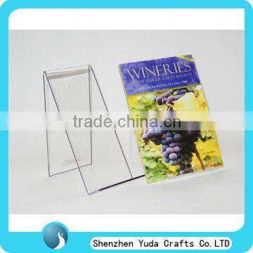 Acrylic Book Holder for Sale, Clear Literature Display Stand, Acrylic Stand for Book