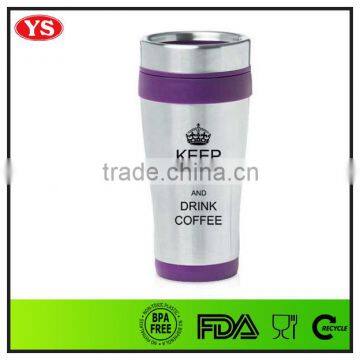 16oz insulated thermos spill proof stainless steel coffee mug