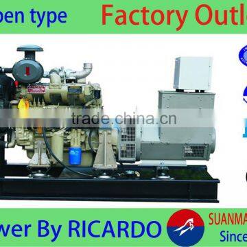 Ricardo engine open/movable/silent 25kw diesel generator price