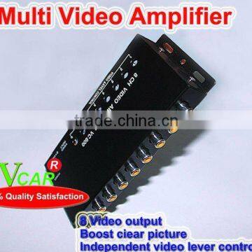 8 way video signal amplifier booster processor