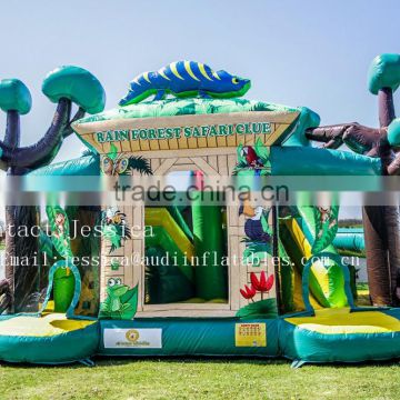 inflatable Jungle World Fun Centre Obstacle for sale