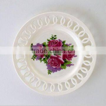 Plastic flower plate