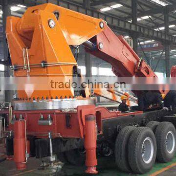 SQ1600ZB6,80t heavy crane with folded boom