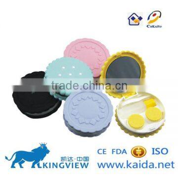 A-8057 pink cookie contact lens case