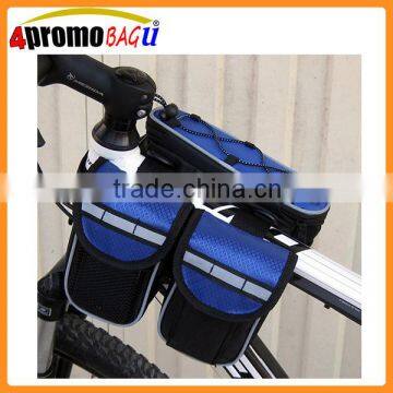 Multi-function Front Frame Tube Pannier Bag with Rainproof Cover