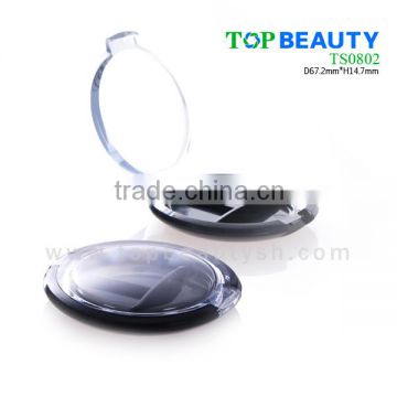 TS0802-1 Black Blusher Eye Shadow Powder Make Up Compact Packaging